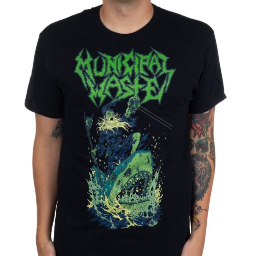 Municipal Waste Zombie Shark T-Shirt