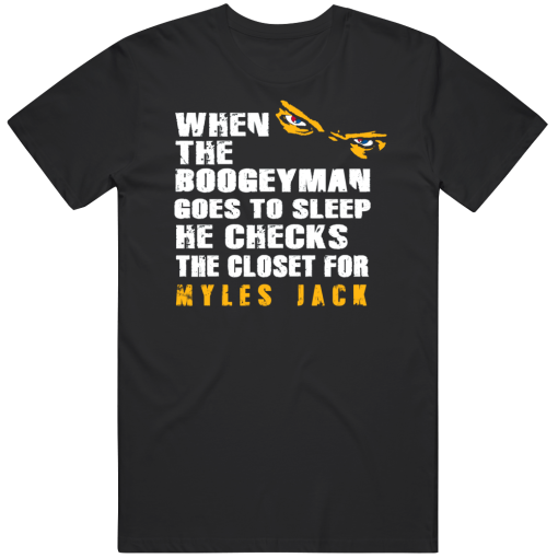 Myles Jack Boogeyman Pittsburgh Football Fan T Shirt