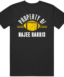 Najee Harris Property Of Pittsburgh Football Fan T Shirt