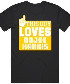 Najee Harris This Guy Loves Pittsburgh Football Fan T Shirt