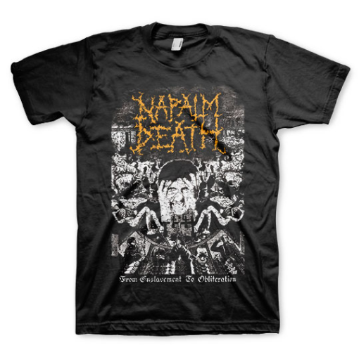 Napalm Death From Enslavement To Obliteration T-Shirt