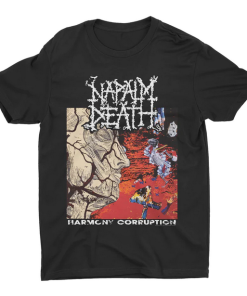 Napalm Death Harmony Corruption T-Shirt Napalm Death Harmony Corruption T-Shirt