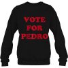 Napoleon Dynamite Vote For Pedro Raglan Baseball Sweatshirt