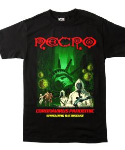 Necro Coronavirus (Spreading The Disease) T-Shirt