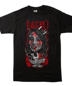 Necro Gory Days Bloody Roses T-Shirt Necro Gory Days Bloody Roses T-Shirt