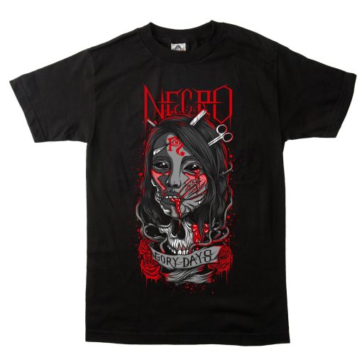 Necro Gory Days Bloody Roses T-Shirt
