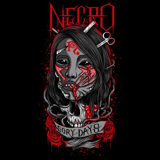 Necro Gory Days Bloody Roses T-Shirt