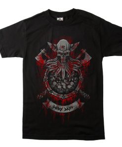 Necro Gory Days Skull Axe T-Shirt Necro Gory Days Skull Axe T-Shirt