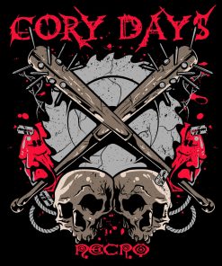 Necro Gory Days Spike Bat T-Shirt