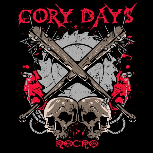 Necro Gory Days Spike Bat T-Shirt