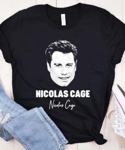 Nicolas Cage John Travolta The Adam Project Shirts