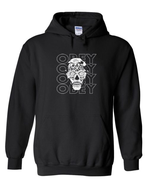 Obey They Live 80s Pop Culture Movie Hoodie