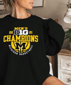 Official Champion University Of Michigan Basketball Big Ten Champions Sweatshirt