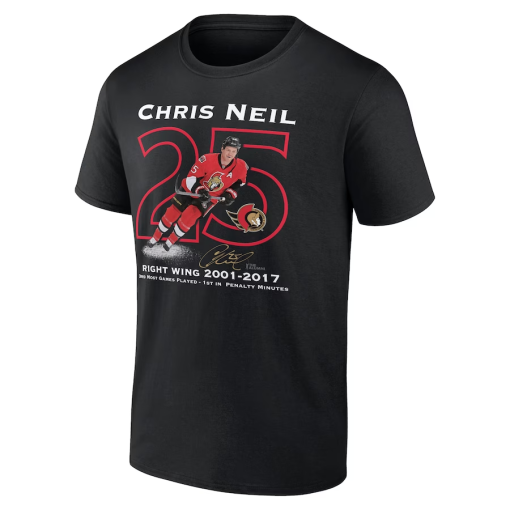 Ottawa Senators Chris Neil Retirement T-Shirt