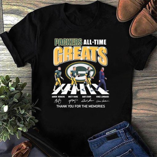 Packers Teams Abbey Road All Time Greats T Shirt