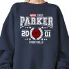 Parker 2001 Spider Man Crewneck Sweater Comfort Colors
