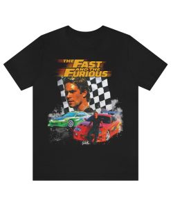 Paul Walker Fast And Furious Custom Tribute Graphic Tee