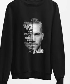 Paul Walker Fast And Furious Tee Shirt