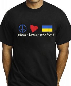 Peace Love Stand With Ukraine Shirt