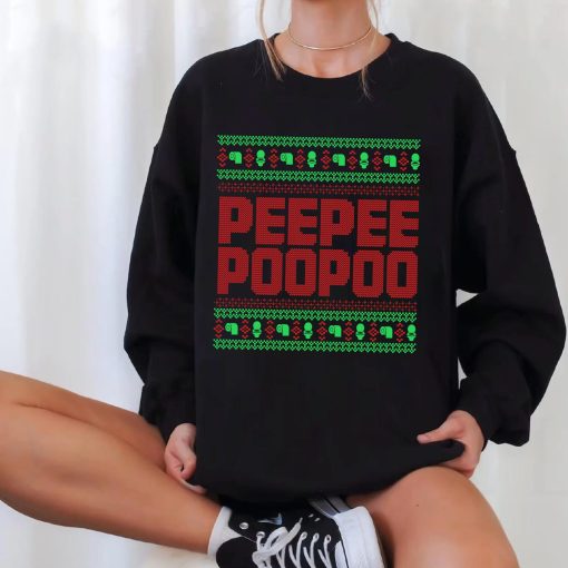 Peepeepoopoo Tacky Christmas Sweatshirt Xmas Gift