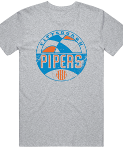Pittsburgh Pipers Basketball Retro ABA T Shirt