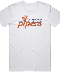 Pittsburgh Pipers Logo Basketball Fan T Shirt