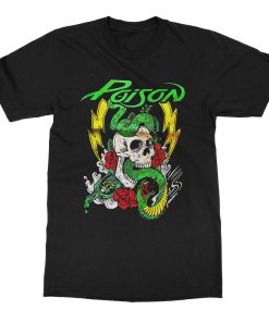 Poison Lightning Skull T-Shirt
