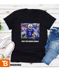 Pray For Damar Hamlin T-Shirt Buffalo Football