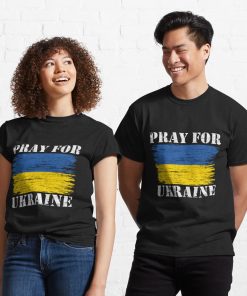Pray For Ukraine Flag Vintage Shirt