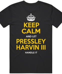 Pressley Harvin III Keep Calm Pittsburgh Football Fan T Shirt