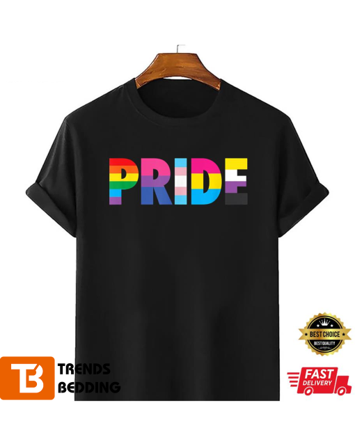 Pride LGBT Flag Transgender Rainbow Lesbian Gay Month T-Shirt