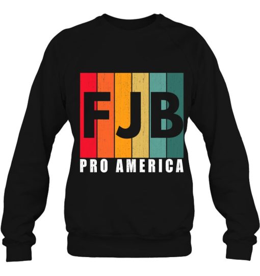 Pro America Us Vintage Distressed F Joe Biden Hashtag Fjb Shirt