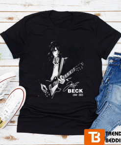 RIP Jeff Beck Guitar Legend 1944-2023 Memories T-Shirt