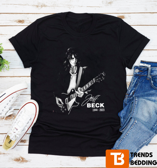 RIP Jeff Beck Guitar Legend 1944-2023 Memories T-Shirt