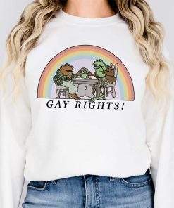 Rainbow Colors Frog Pride Shirt And Toad Gay Rights