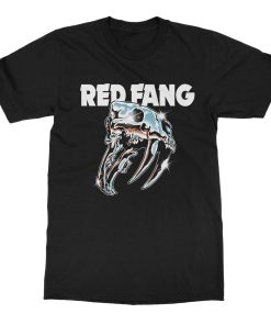 Red Fang Chrome Skull T-Shirt