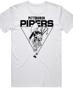 Retro Aba Pittsburgh Pipers Retro Basketball Logo T Shirt