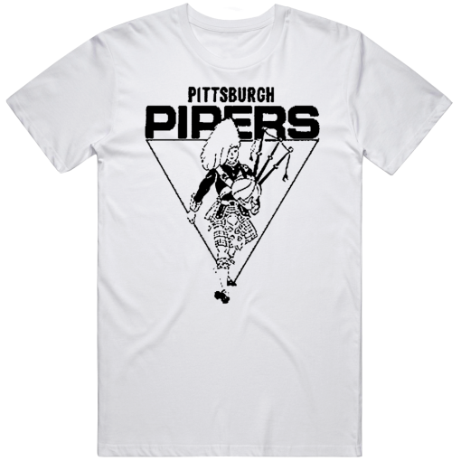 Retro Aba Pittsburgh Pipers Retro Basketball Logo T Shirt