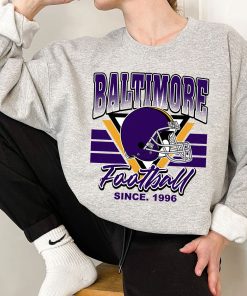 Retro Baltimore Football Crewneck Sweatshirt