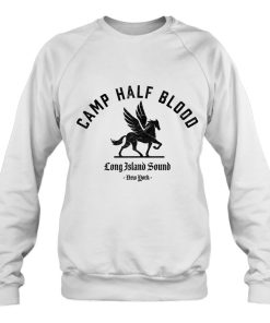 Retro Camp Half Blood Distressed Flying Horse Graphic Premium Shirt