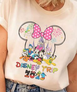 Retro Disney Trip 2023 Disneyworld Disneyland Vintage Castle Shirt