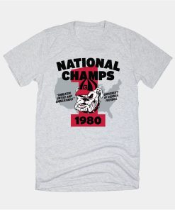 Retro Georgia Bulldogs 1980 National Champs Crewneck Sweatshirt