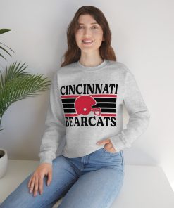Retro Style Bearcats Football Unisex Heavy Blend Crewneck Sweatshirt