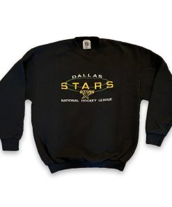 Retro Texas NHL Dallas Stars Hockey Crewneck Sweatshirt