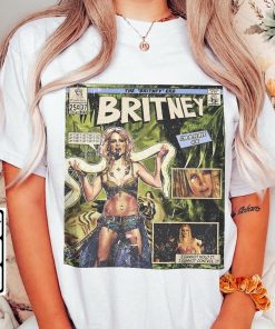 Retro Vintage Britney Spears Album I’m A Slave 4 U Graphic Tee