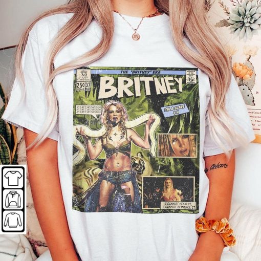 Retro Vintage Britney Spears Album I’m A Slave 4 U Graphic Tee