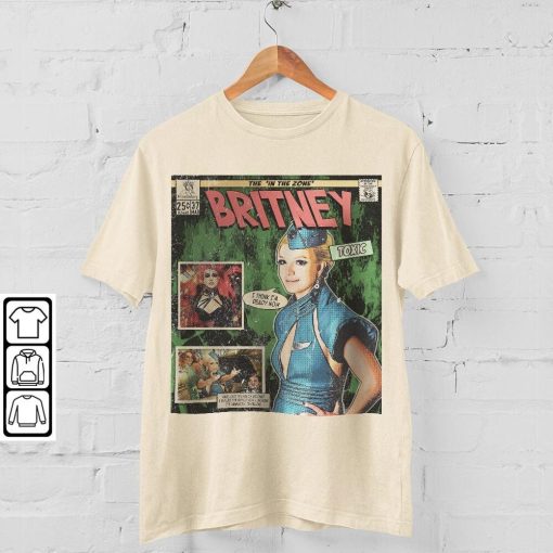 Retro Vintage Britney Spears Album Toxic Graphic Tee