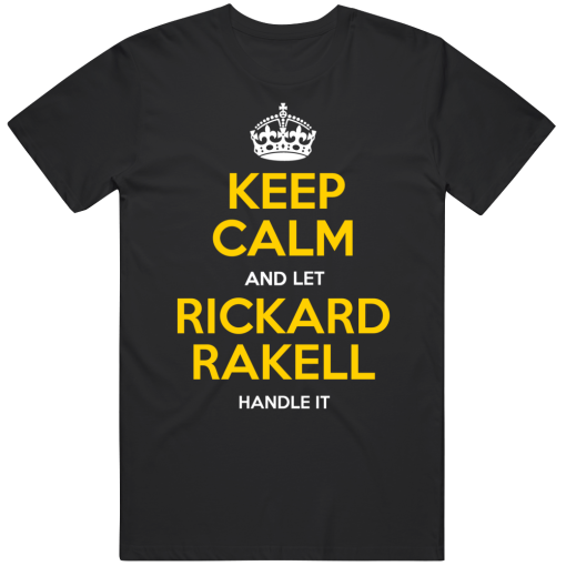 Rickard Rakell Keep Calm Pittsburgh Hockey Fan T Shirt