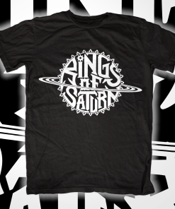 Rings of Saturn White Logo T-Shirt