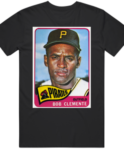 Roberto Bob Clemente Baseball Playing Card Pittsburgh Fan T Shirt